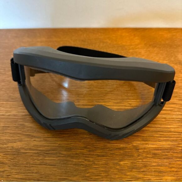 2021 primetime goggles gray with black adjustable strap skiing / motor cycle - Picture 1 of 8